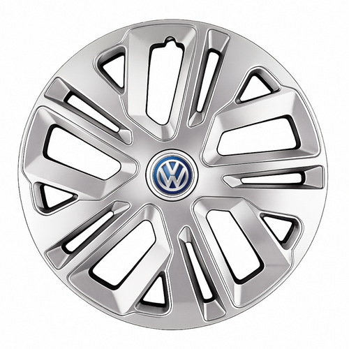 Set 4 Capace Roti 15 inchi (R15) Raven Gri, Compatibile Cu Volkswagen