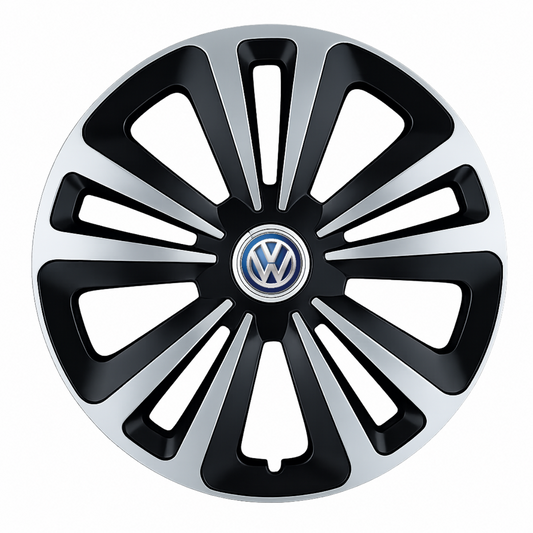 Set 4 Capace Roti Terra Gri-Negru R16 Compatibil Cu Volkswagen