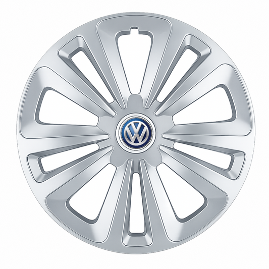 Set 4 Capace Roti Terra Gri R15 pentru Volkswagen