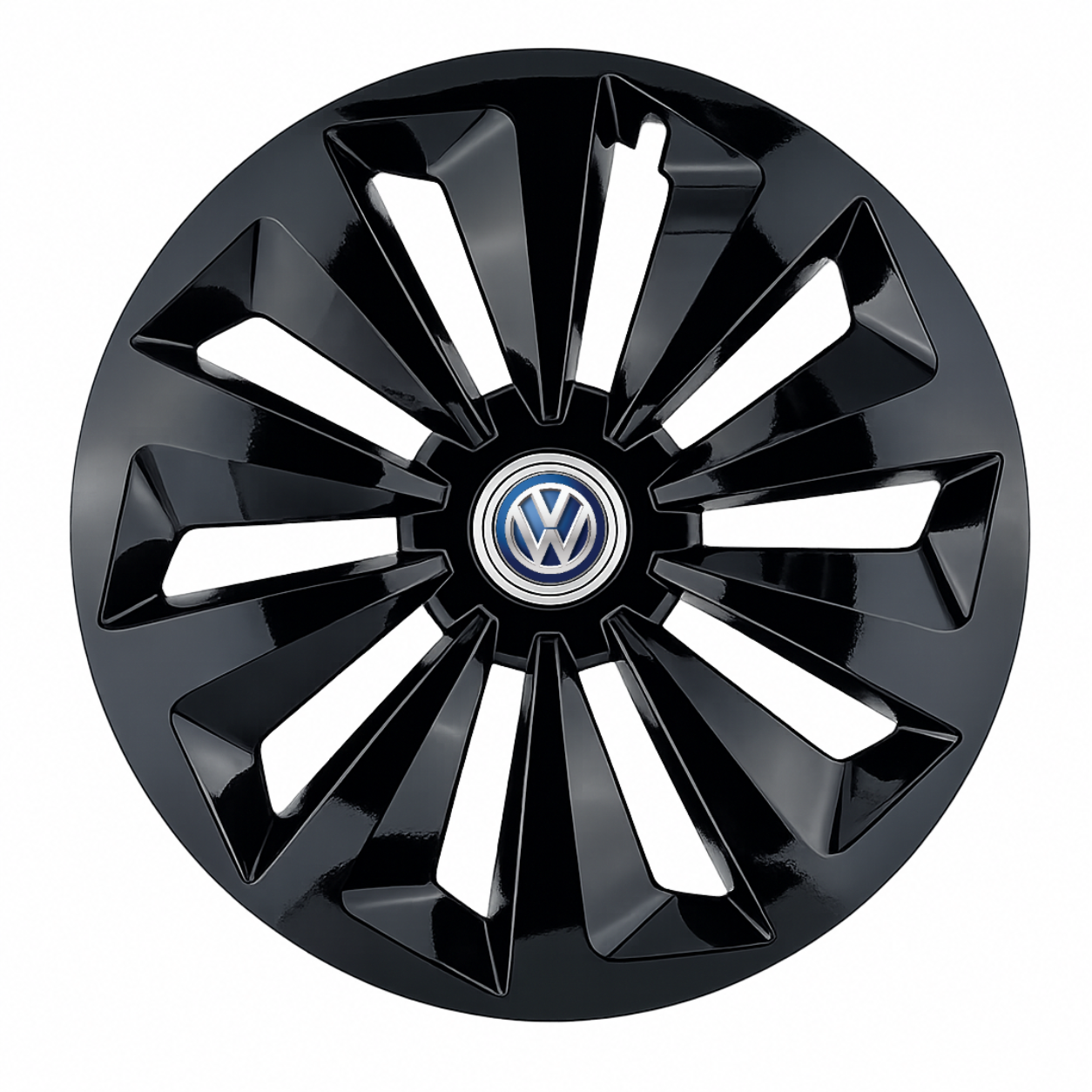 Set 4 capace roti Fox negru R14 Compatibil Cu Volkswagen
