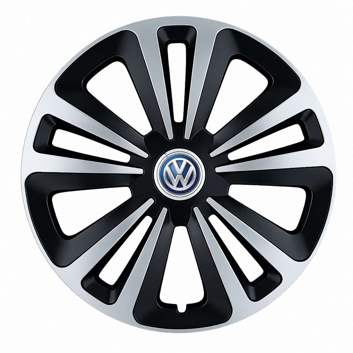Set 4 Capace Roti Terra Gri-Negru R15 Compatibil Cu Volkswagen