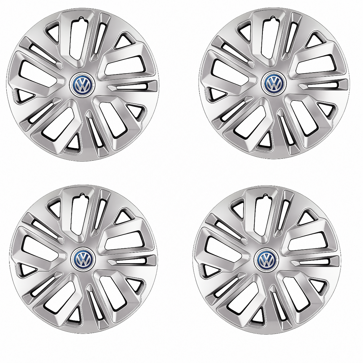 Set 4 Capace Roti 14 inchi (R14) Raven Gri, Compatibile Cu Volkswagen