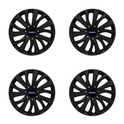 Set 4 capace roti potrivite jantelor de 15 inch compatibile VOLVO, Model - 345 Black Edition