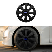 Set 4 capace roti potrivite jantelor de 15 inch compatibile VOLVO, Model - 316 Black Edition