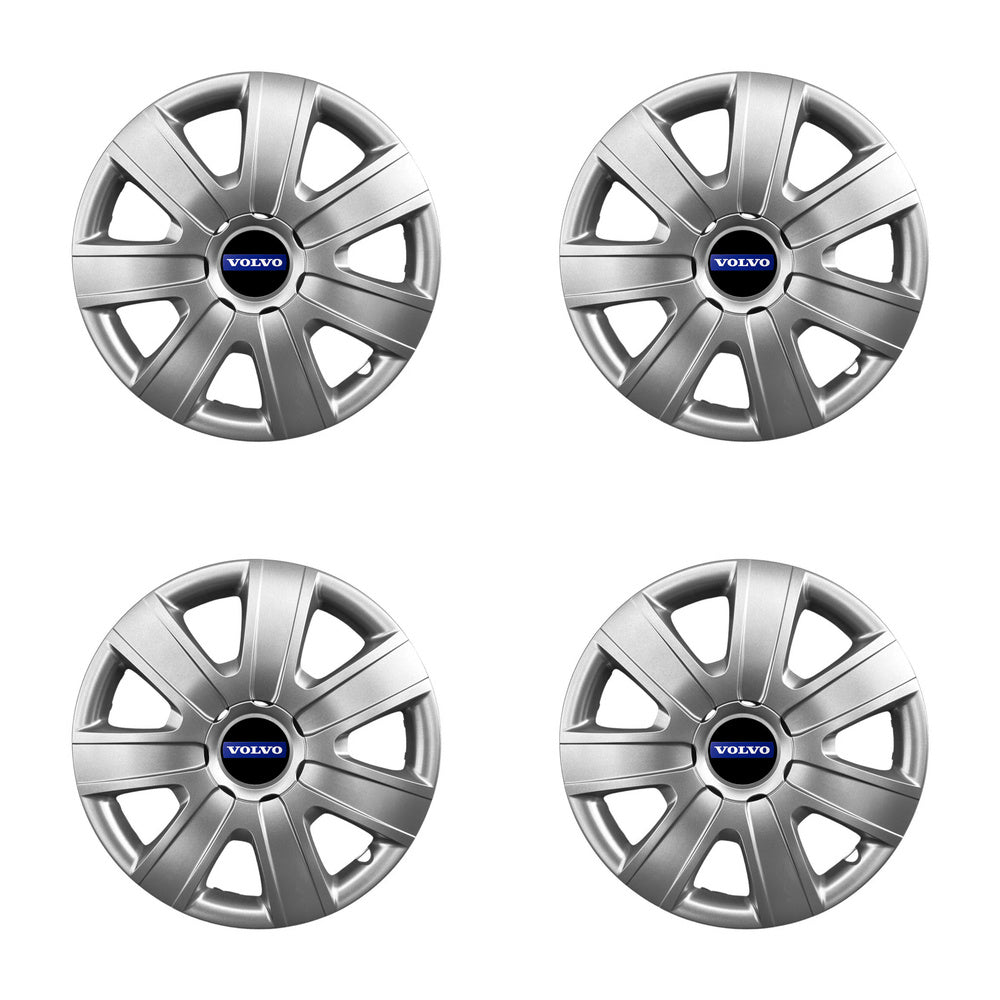 Set 4 capace roti 15 inchi (R15) compatibile VOLVO S40, S40, S80, V40, V50, V60, Model-325