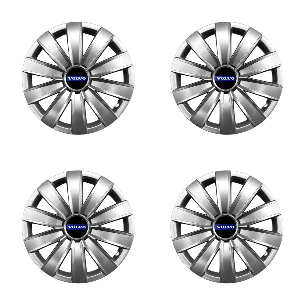 Set 4 capace roti 14 inchi (R14) compatibile VOLVO S40, S40, S80, V40, V50, V60, Model-226