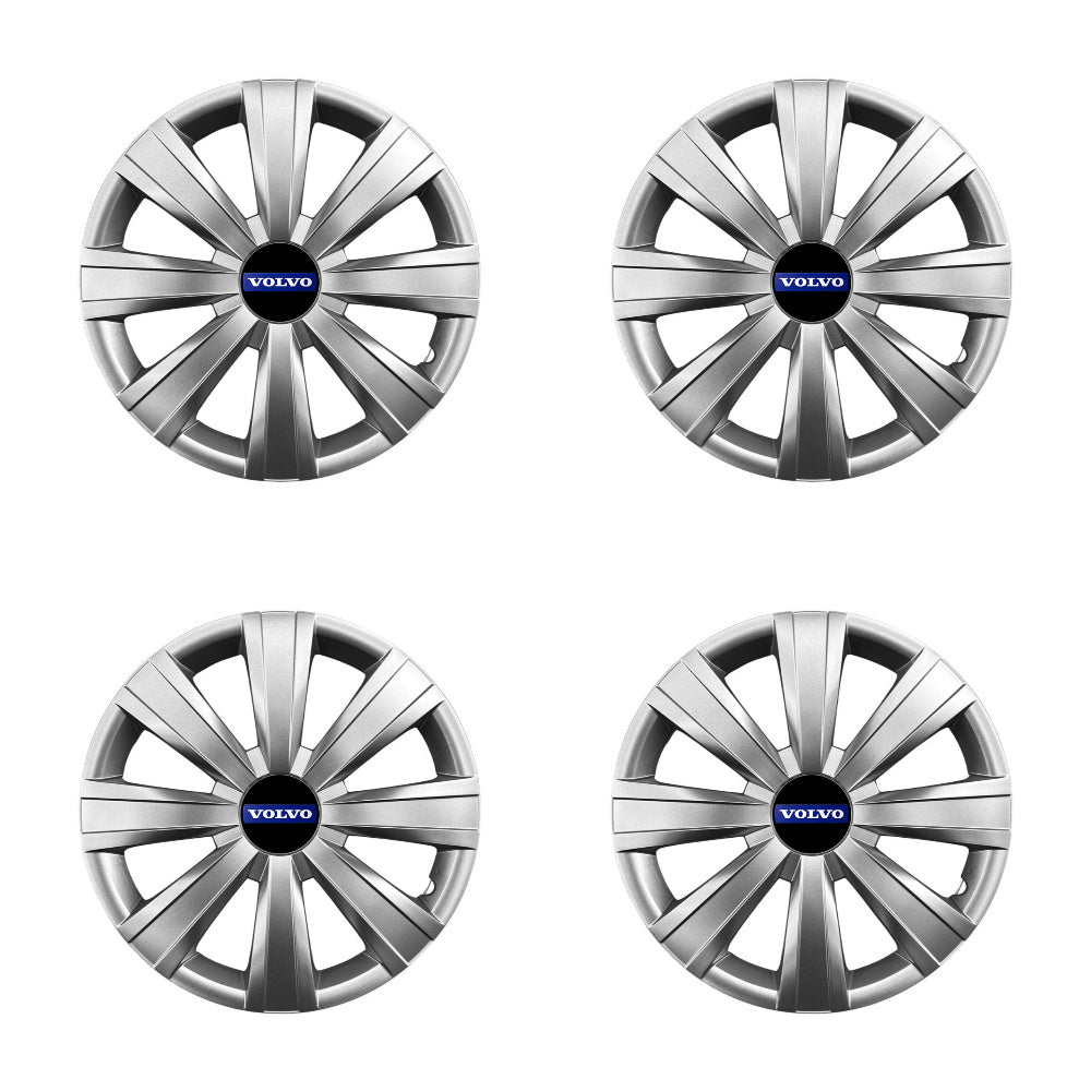 Set 4 capace roti 15 inchi (R15) compatibile VOLVO S40, S40, S80, V40, V50, V60, Model-328