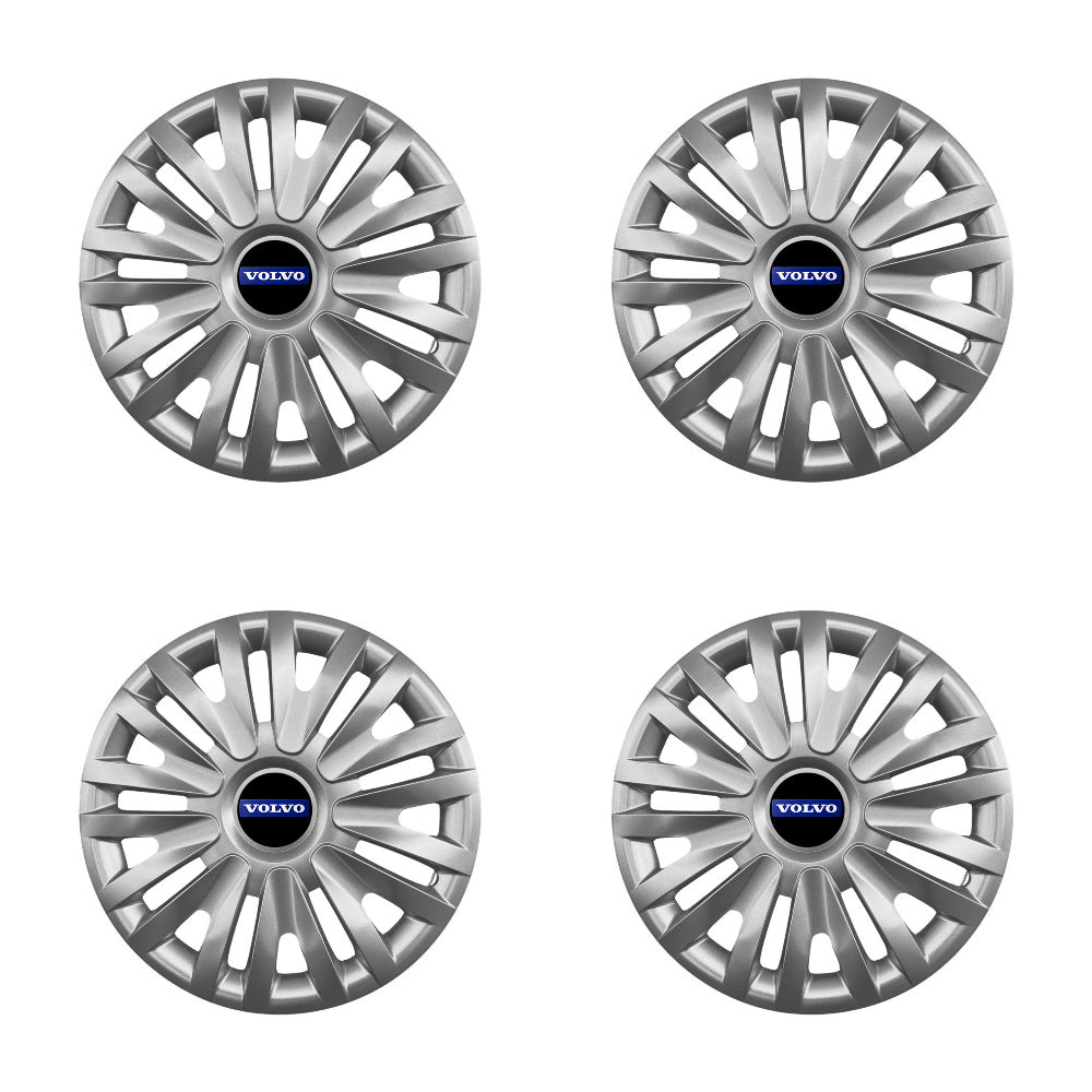 Set 4 capace roti 16 inchi (R16) compatibile VOLVO S40, S40, S80, V40, V50, V60, Model-412