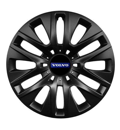 Set 4 capace roti 14 inchi (R14) compatibile gama Volvo model - 225 Black