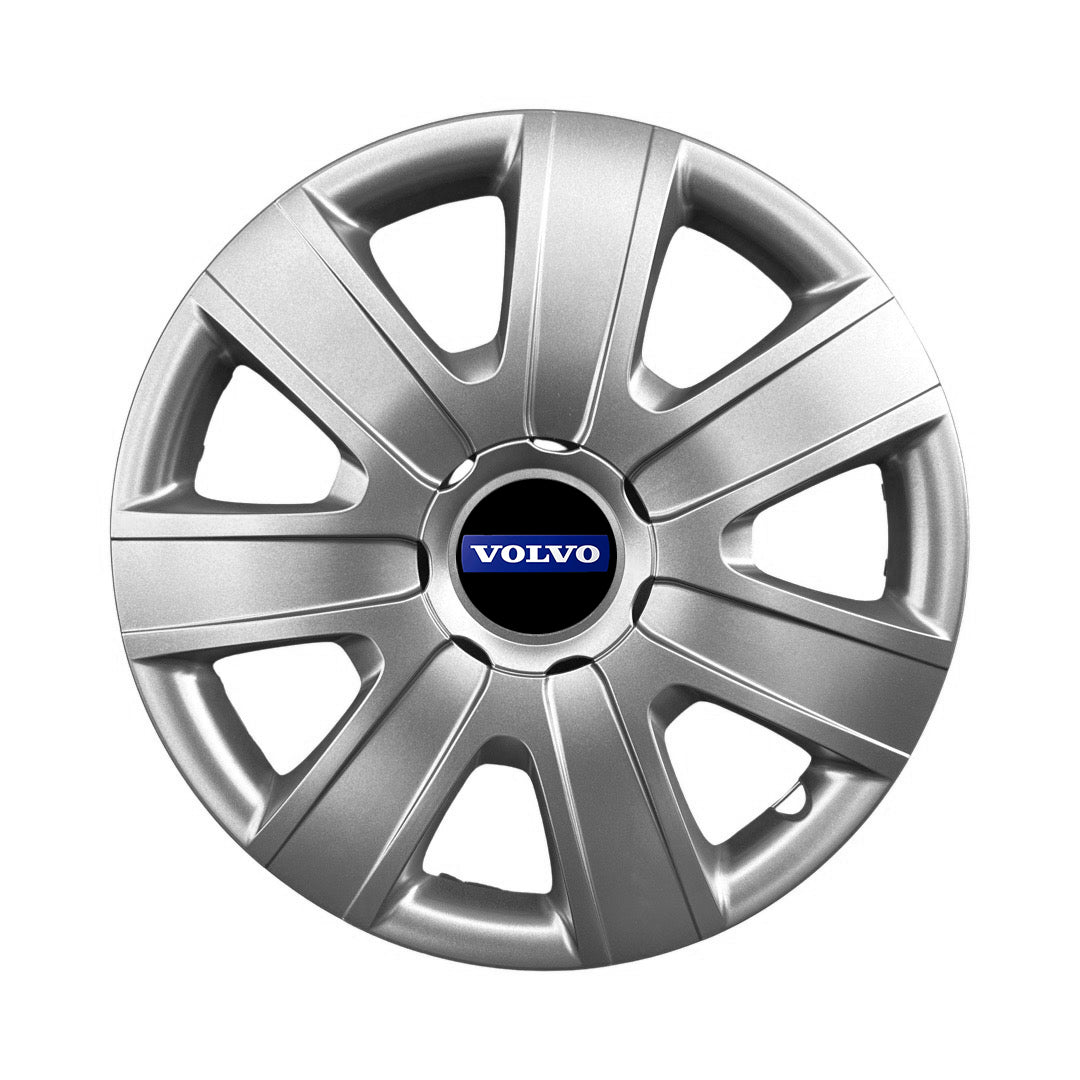 Set 4 capace roti 15 inchi (R15) compatibile VOLVO S40, S40, S80, V40, V50, V60, Model-325