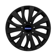 Set 4 capace roti potrivite jantelor de 15 inch compatibile VOLVO, Model - 345 Black Edition