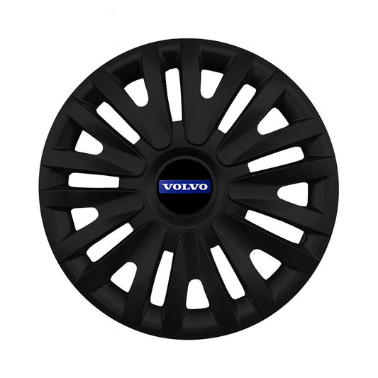 Set 4 capace roti potrivite jantelor de 16 inch compatibile VOLVO, Model 412 Black