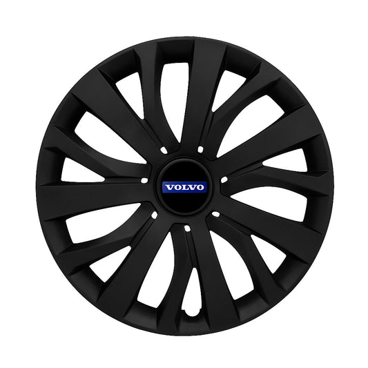 Set 4 capace roti potrivite jantelor de 16 inch compatibile VOLVO, Model - 432 Black Edition