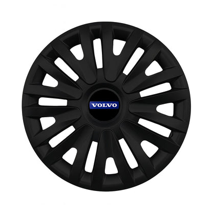 Set 4 capace roti potrivite jantelor de 15 inch compatibile VOLVO, Model - 313 Black