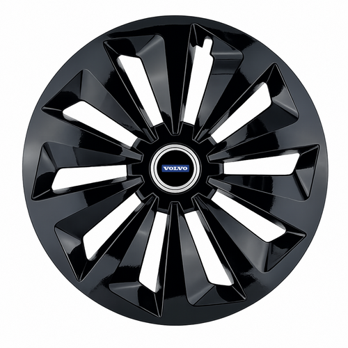 Set 4 capace roti Fox negru R14 Compatibil Cu Volvo
