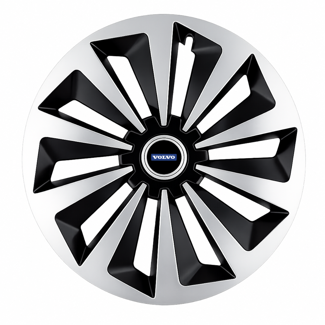 Set 4 capace roti Fox Gri-Negru R17 pentru gama auto Volvo