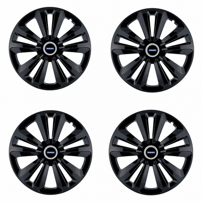 Set 4 Capace Roti Terra Negru R16, pentru Volvo