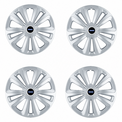 Set 4 Capace Roti Terra Gri R15 pentru Volvo