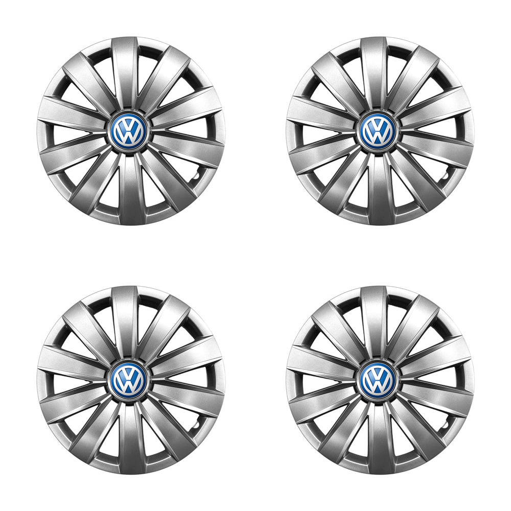 Set 4 capace roti 14 inchi (R14) compatibile Volkswagen, Model - 226, Sigla Albastra