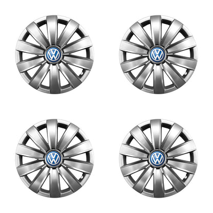 Set 4 capace roti 14 inchi (R14) compatibile Volkswagen, Model - 226, Sigla Albastra