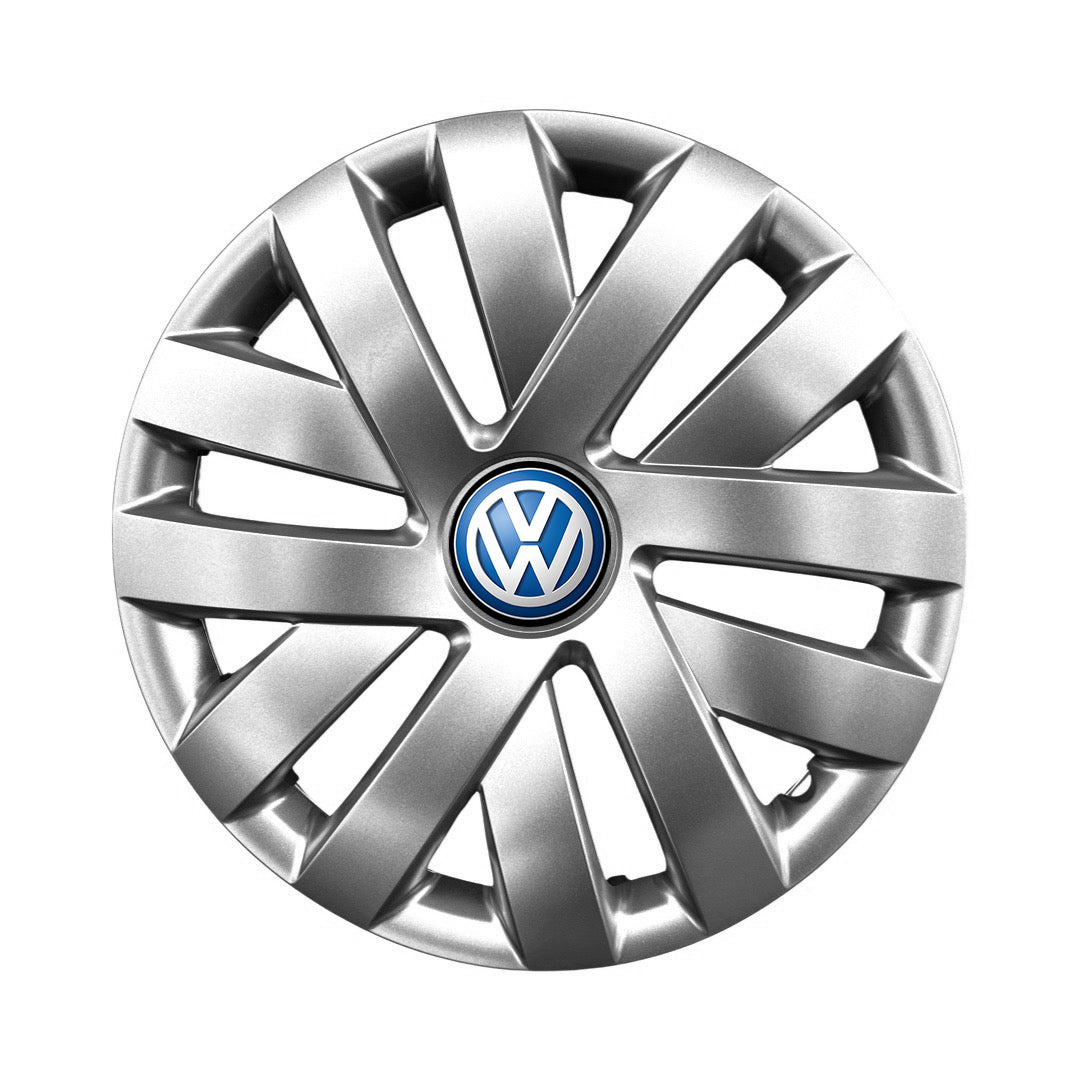 Set 4 capace roti 15 inchi (R15) compatibile gama Volkswagen model - 315, Sigla Albastra