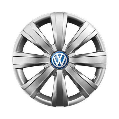 Set 4 capace roti 15 inchi (R15) compatibile Volkswagen, Model - 328, Sigla Albastra