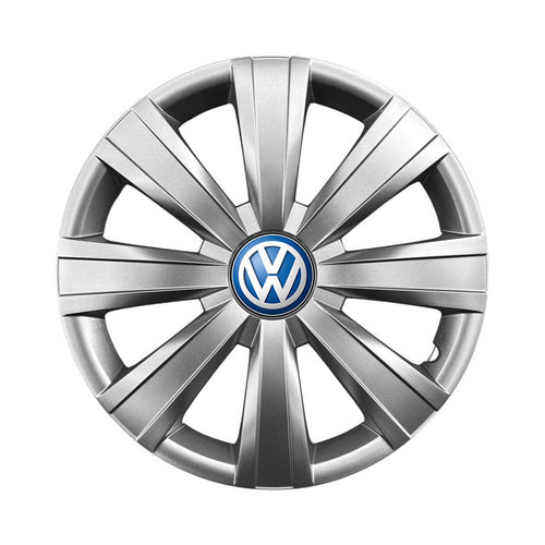 Set 4 capace roti 15 inchi (R15) compatibile Volkswagen, Model - 328, Sigla Albastra