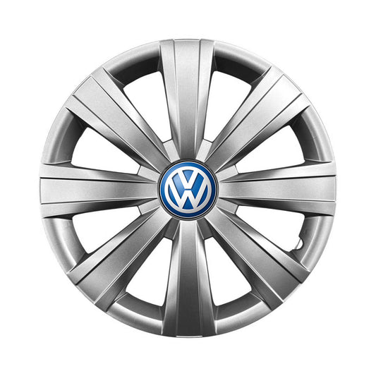 Set 4 capace roti 15 inchi (R15) compatibile Volkswagen, Model - 328, Sigla Albastra