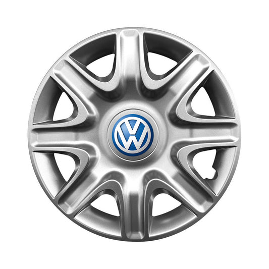 Set 4 capace roti 15 inchi (R15) compatibile gama VOLKSWAGEN model - 332, Sigla Albastra