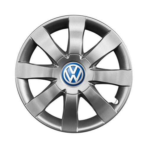 Set 4 capace roti potrivite jantelor de 15 inch compatibile gama VOLKSWAGEN model - 323, Sigla Albastra