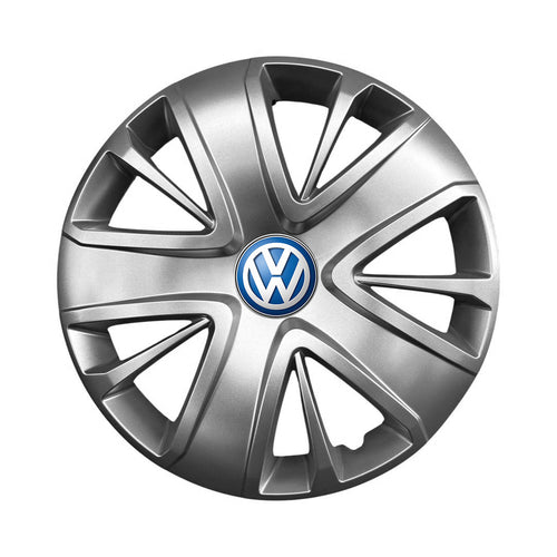 Set 4 capace roti 15 inchi (R15) compatibile gama VOLKSWAGEN model - 341, Sigla Albastra