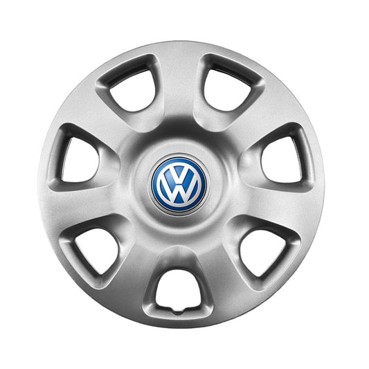 Set 4 capace roti potrivite jantelor de 15 inch compatibile gama Volkswagen model - 336, Sigla Albastra