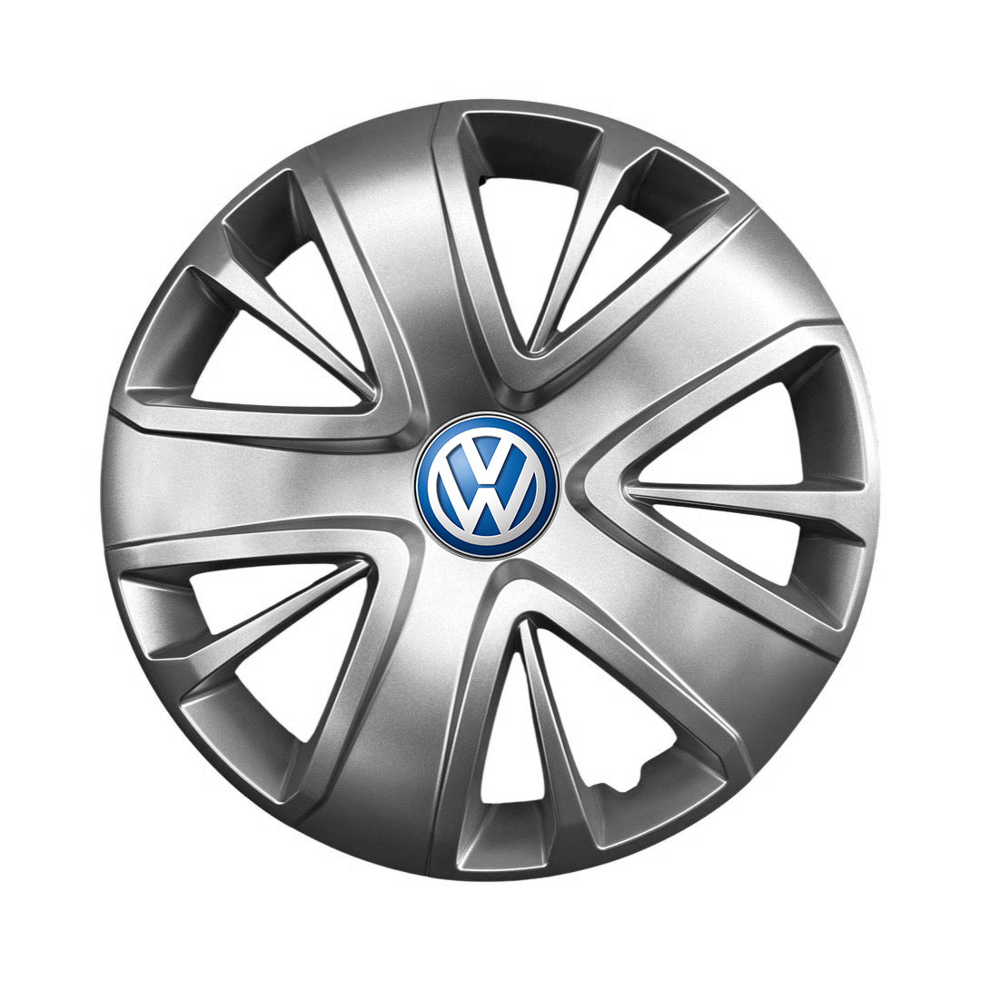 Set 4 capace roti 16 inchi (R16) compatibile gama VOLKSWAGEN model - 428, Sigla Albastra