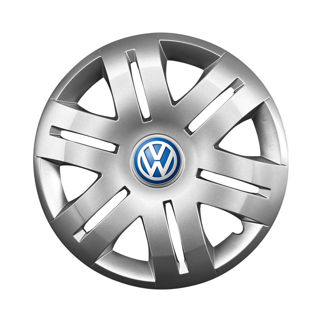 Set 4 capace roti 16 inchi (R16) compatibile gama Volkswagen model - 406, Sigla Albastra