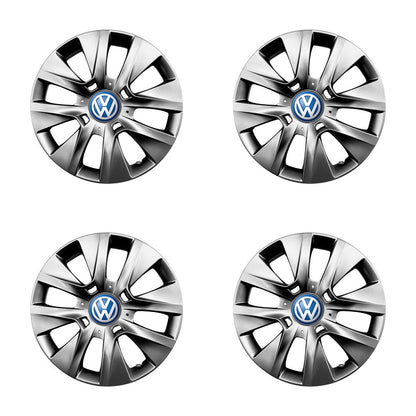 Set 4 capace roti 14 inchi (R14) compatibile Volkswagen - Model 225, Sigla Albastra