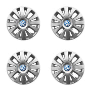 Set 4 capace roti potrivite jantelor de 15 inch compatibile gama VOLKSWAGEN model - 324, Sigla Albastra