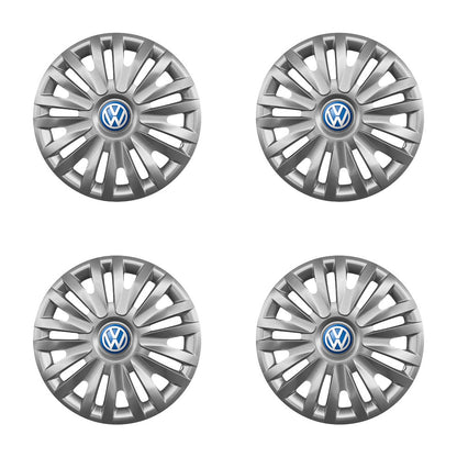Set 4 capace roti 16 inchi (R16) compatibile VW - Model 412, Sigla Albastra