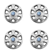 Set 4 capace roti potrivite jantelor de 15 inch compatibile gama Volkswagen model - 336, Sigla Albastra