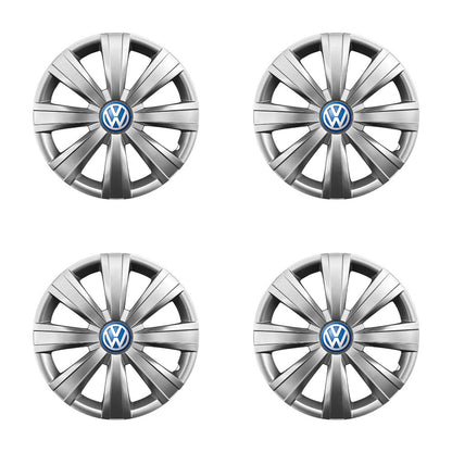 Set 4 capace roti 15 inchi (R15) compatibile Volkswagen, Model - 328, Sigla Albastra