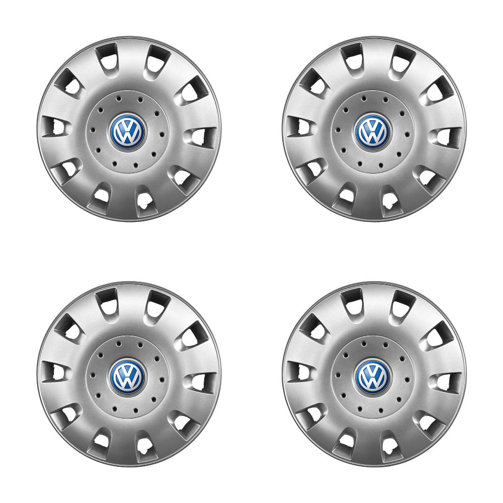 Set 4 capace roti 16 inchi (R16) compatibile gama VOLKSWAGEN, model - 401, Sigla Albastra