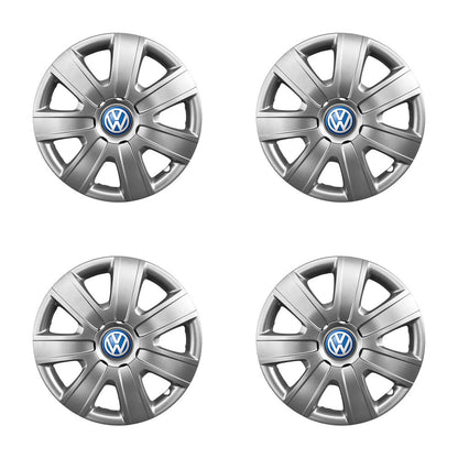 Set 4 capace roti 15 inchi (R15) compatibile Volkswagen, Model - 325, Sigla Albastra