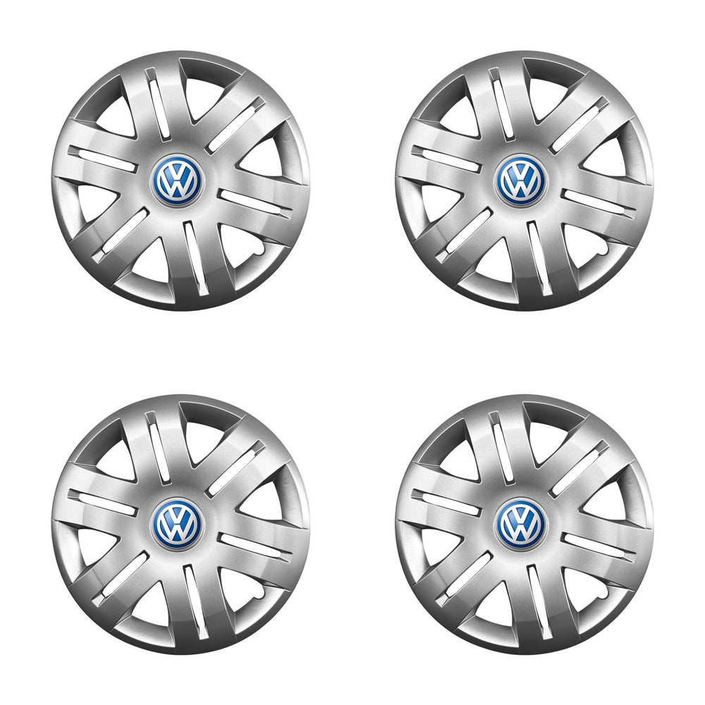 Set 4 capace roti 16 inchi (R16) compatibile gama Volkswagen model - 406, Sigla Albastra