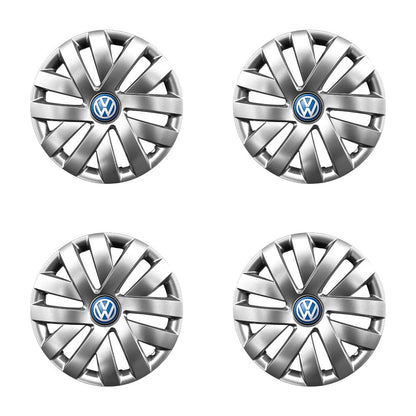 Set 4 capace roti 15 inchi (R15) compatibile gama Volkswagen model - 315, Sigla Albastra