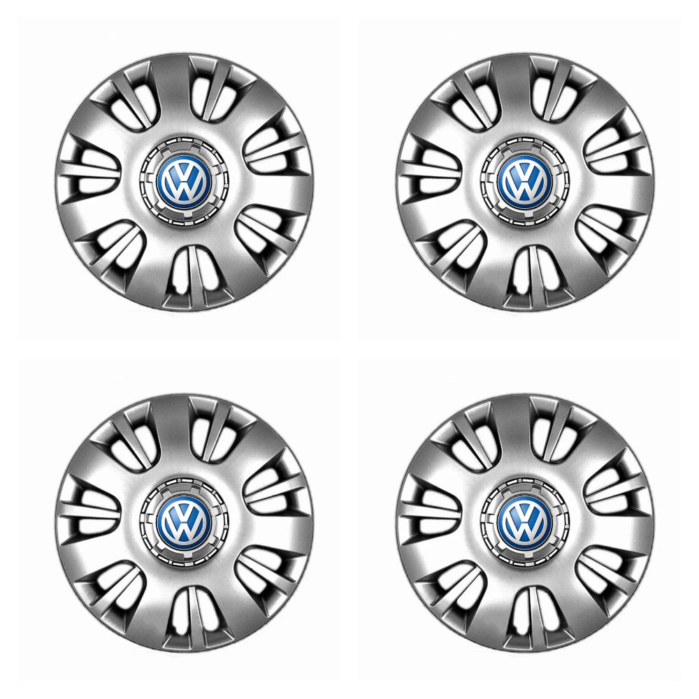 Set 4 capace roti 16 inchi (R16) compatibile gama VOLKSWAGEN model - 407, Sigla Albastra