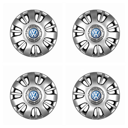 Set 4 capace roti 16 inchi (R16) compatibile gama VOLKSWAGEN model - 407, Sigla Albastra