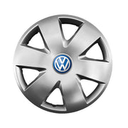 Set 4 capace roti potrivite jantelor de 15 inch compatibile  VW Volkswagen, Model - 308, Sigla Albastra