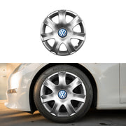 Set 4 capace roti potrivite jantelor de 14 inch compatibile gama Volkswagen, model - 223, Sigla Albastra