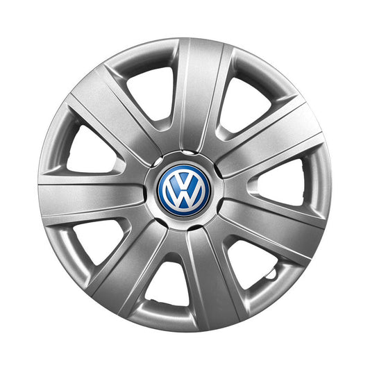 Set 4 capace roti 15 inchi (R15) compatibile Volkswagen, Model - 325, Sigla Albastra