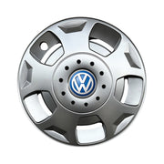 Set 4 capace roti potrivite jantelor de 15 inch compatibile gama Volkswagen model - 342, Sigla Albastra