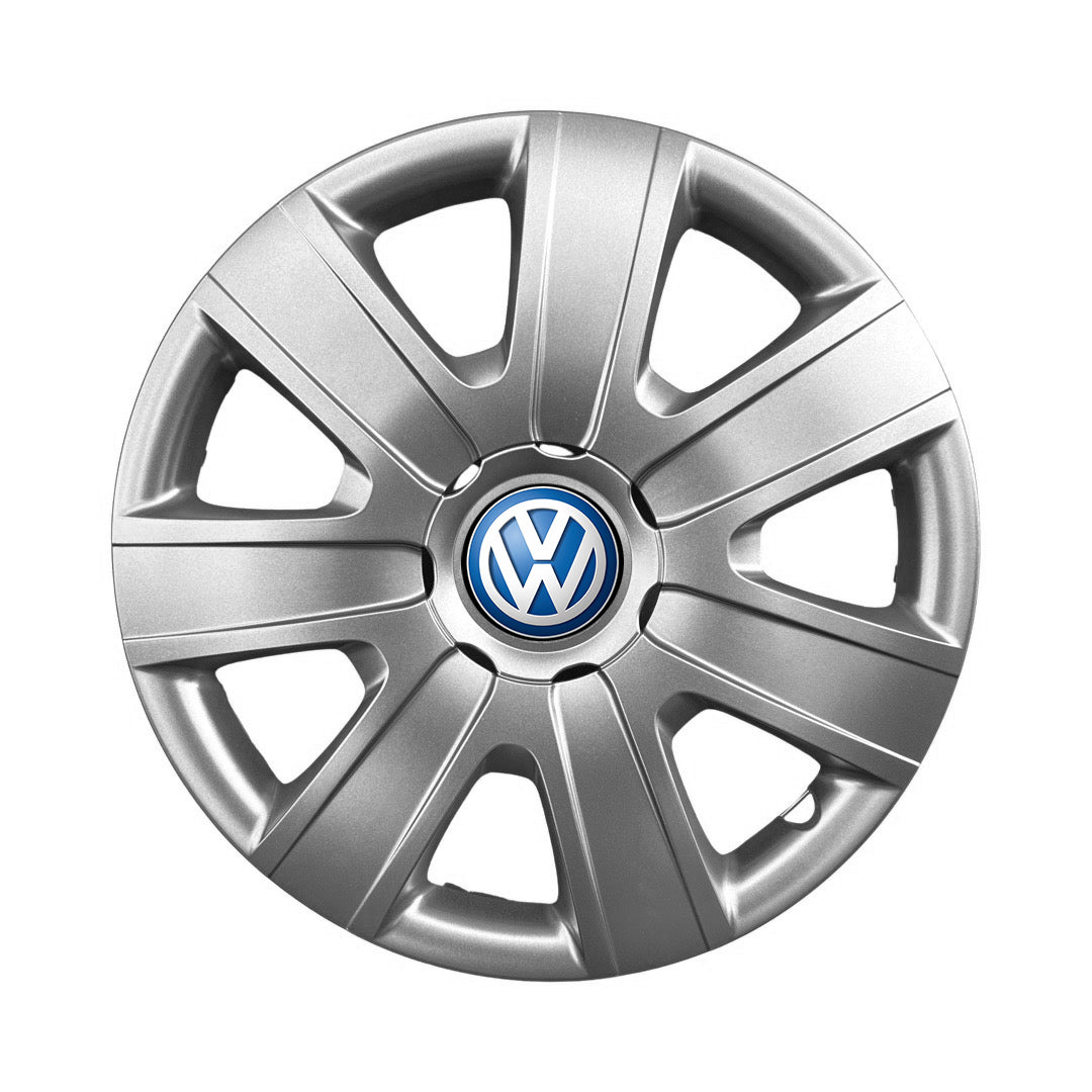 Set 4 capace roti 16 inchi (R16) compatibile Volkswagen, Model - 415, Sigla Albastra